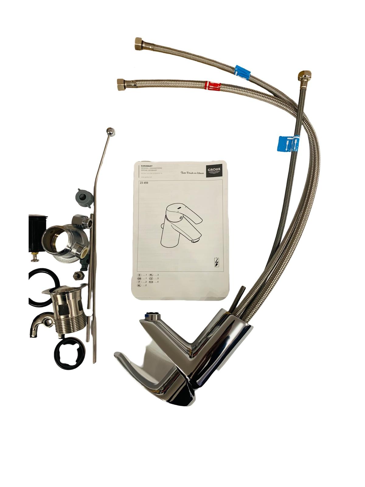 GROHE Eurosmart Einhand-Waschtischarmatur S-Size langlebig chrom 23459002