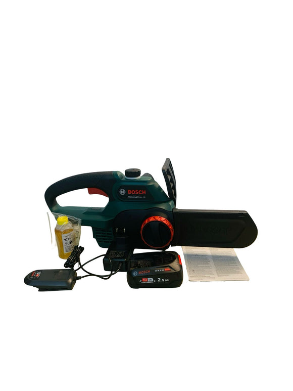 Bosch Akku Kettensäge UniversalChain 18 mit 18 V Akku 2,5 Ah und Ladegerät