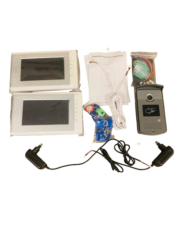 uoweky Home Intercom Video-Türsprechanlage RFID-Kamera Zutrittskontrollsystem