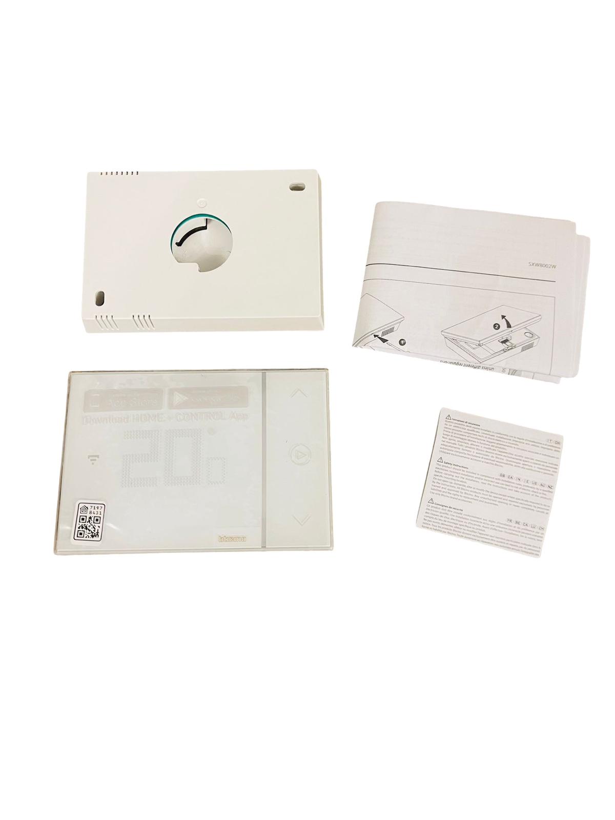 Bticino SXW8002W Smarther2 mit Netatmo Thermostat für Wandkessel programmierbar