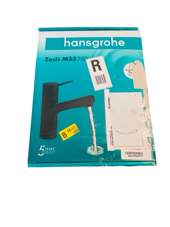 hansgrohe Zesis M33 - Küchenarmatur mit Brause Ausziehbar 2 Strahlarten Schwarz