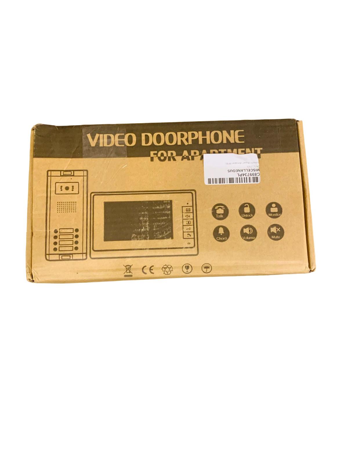 uoweky Home Intercom Video-Türsprechanlage RFID-Kamera Zutrittskontrollsystem