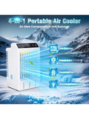 Mobile Klimaanlage 1000 ml Tank Leise Timerfunktion 4 Geschwindigkeiten LED-5
