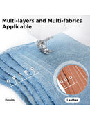 HEAO Nähmaschine 30 integrierte Stiche 11 Nähfüße Staubschutzhaube mit Fußpedal-3