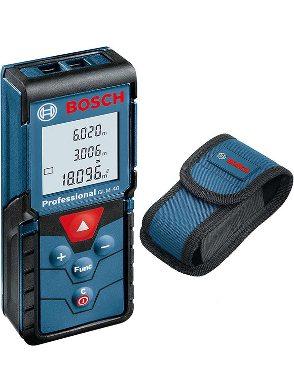 Bosch Professional Laser Entfernungsmesser GLM 40 Messbereich 40 m mit Tasche