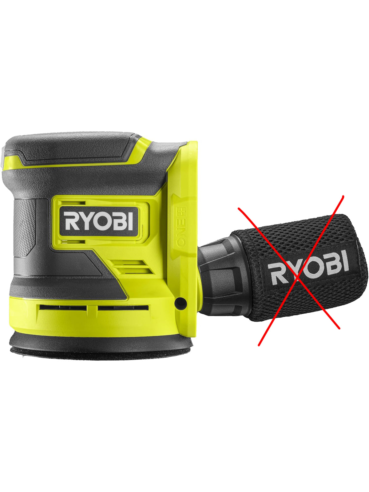 RYOBI 18 V ONE+ Akku-Exzenterschleifer RROS18-0 125 mm 20.000 U/min