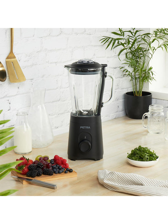 Petra Standmixer Glas 1,5L Smoothie Maker & Mixer für Küche 2 Geschwindigkeiten