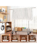 HOKEEPER Kleiderständer 136 kg Tragbar Mit Rollen Kleidung Boutiqe Wohnung-7