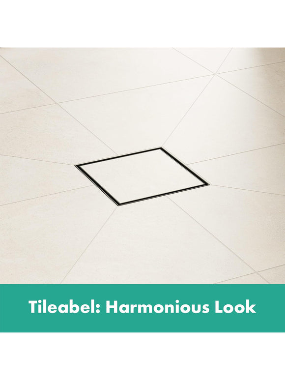 hansgrohe 56249670 RainDrain Point Punktablauf 150/150 Rückseitig Befliesbar