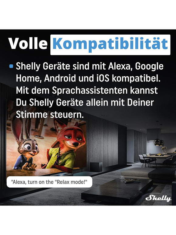 Shelly Pro Dimmer 2PM 2-Kanal-DIN-Hutschienen-Smart-Dimmer LAN, WLAN Bluetooth