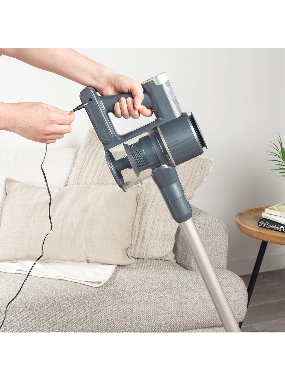 Beldray Airapid 2in1 Akku-Staubsauger Handstaubsauger LED-Bodenbürste 22,2 V