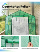 Quictent Foliengewächshaus 195 x143 x 73 cm Begehbar 6 Ablageflächen 140 g/m²-4