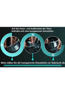 10 Stück Transparent Mundschutz Gesichtsschutz Nasenschutz Visier Schild-4