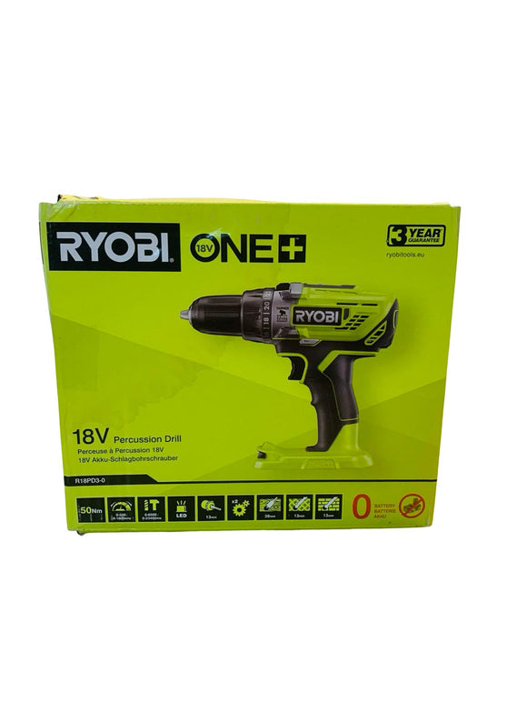 RYOBI 18 V ONE+ Akku-Schlagbohrschrauber R18PD3-0 13 mm 50 Nm