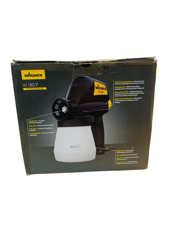 WAGNER Farbsprühsystem W 180 P Behälter 800ml 110W für Innen und Außen DEFEKT