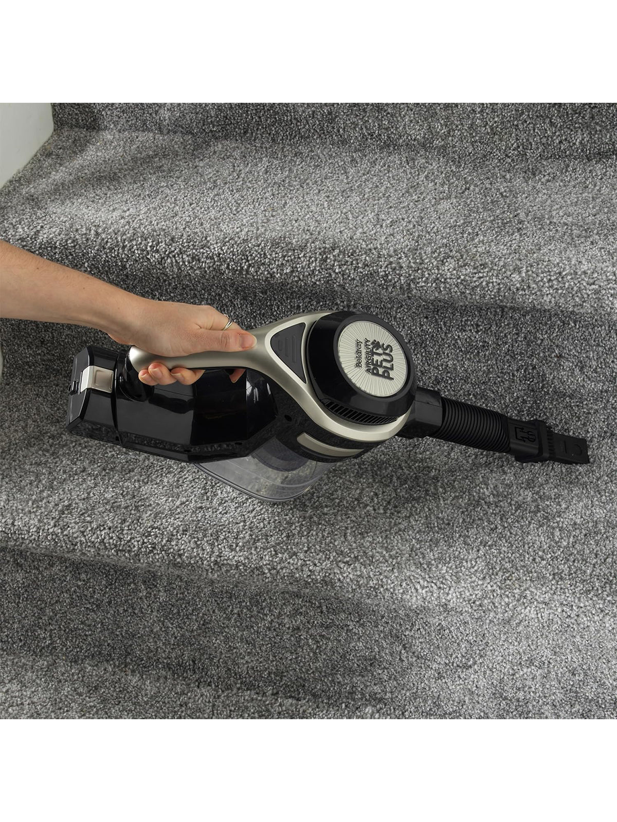 Beldray Airgility+ 2in1 Akku-Staubsauger Handstaubsauger 22,2 V LED-Bodenbürste