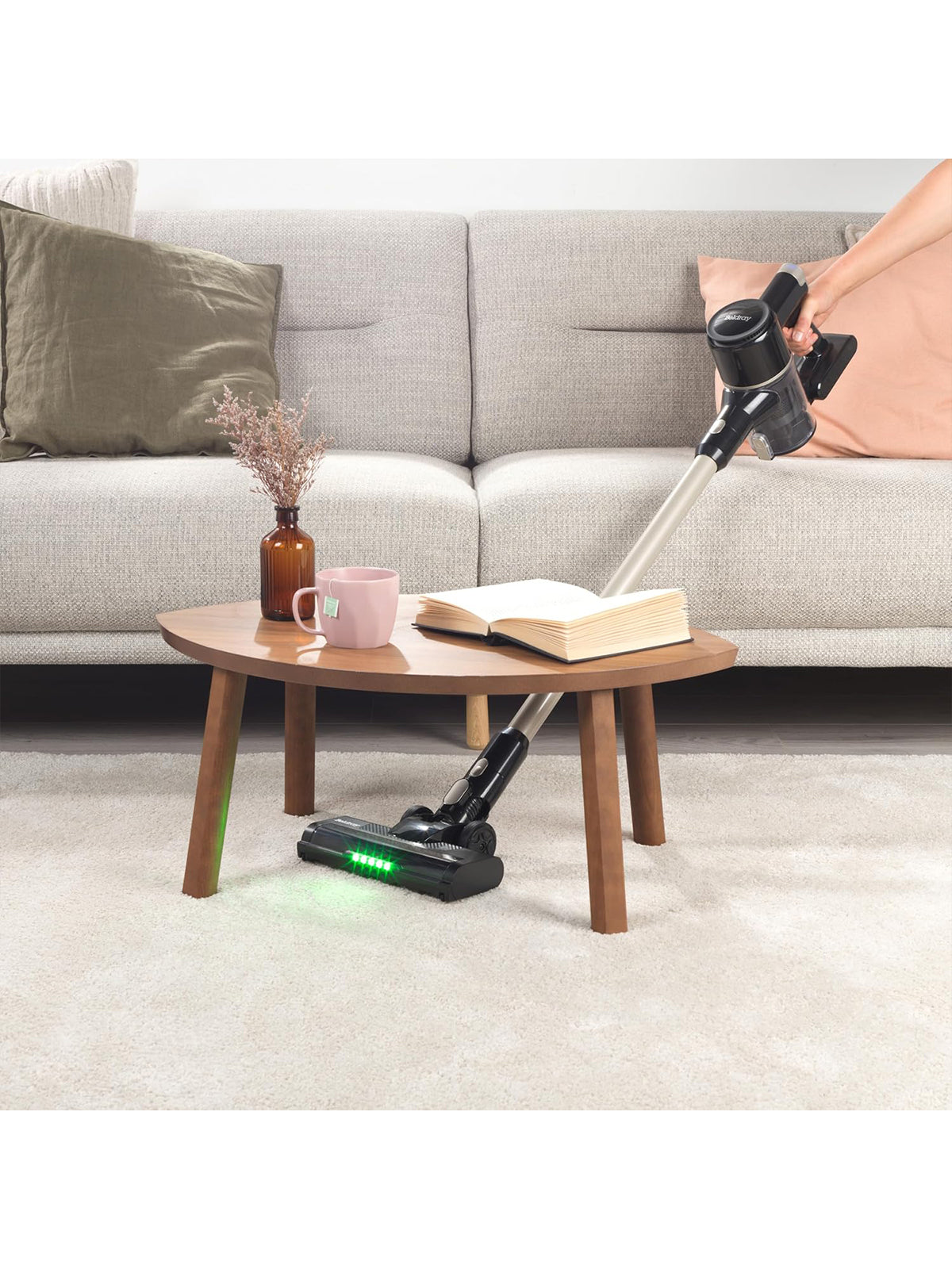 Beldray Airvolve 2in1 Akku-Staubsauger Handstaubsauger 2 Stufen 22,2 V +