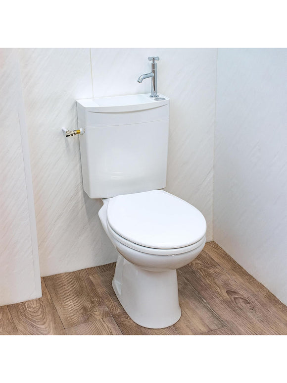 Wirquin 50720090 Iseo Spülkasten mit niedrigem Handwaschbecken