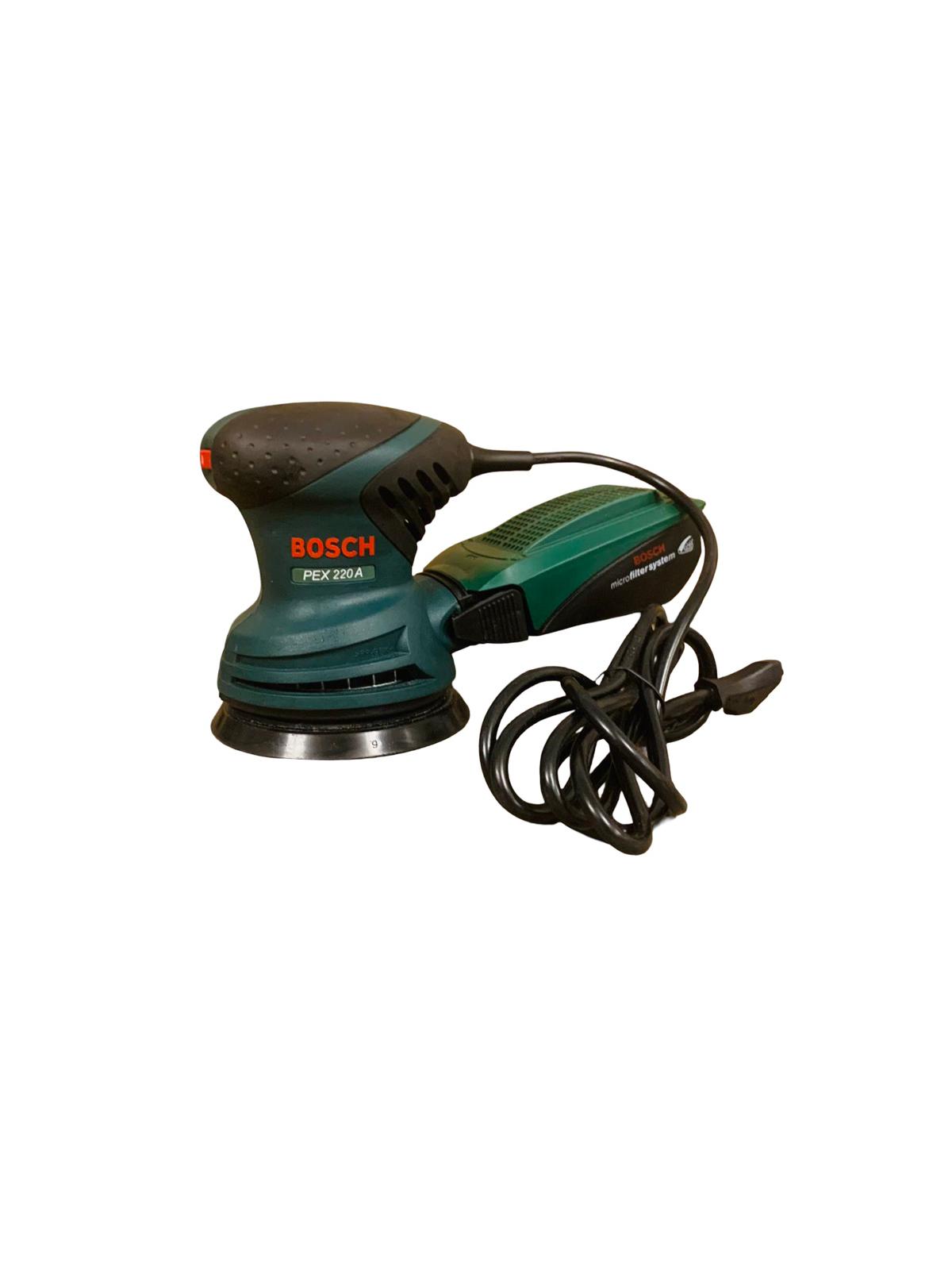 Bosch Exzenterschleifer PEX 220 A 220 Watt mit einem Schleifblatt