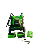 Greenworks 40V Kabelloser Akku Rasenmäher bis 400 m² mit 2x 40 V Akkus Ladegerät-2