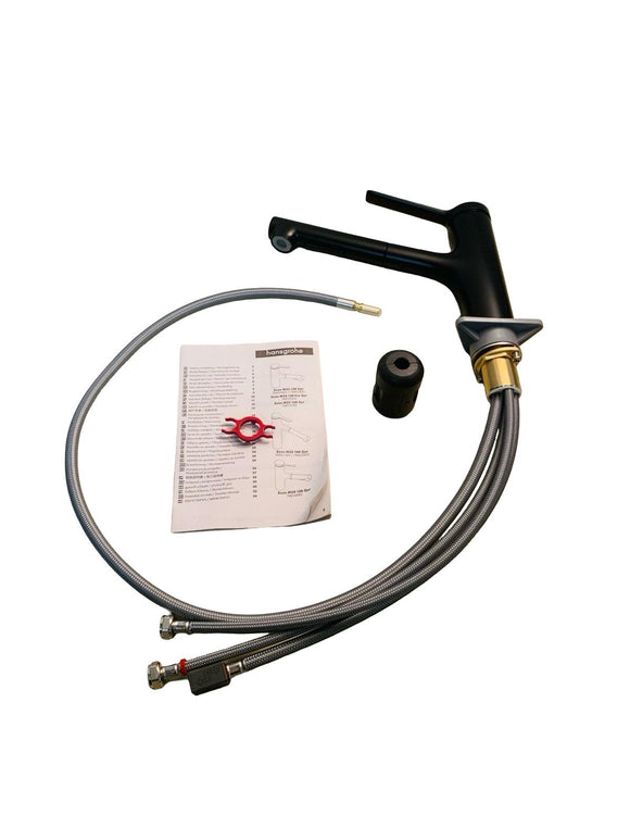 hansgrohe Zesis M33 - Küchenarmatur mit Brause Ausziehbar 2 Strahlarten Schwarz