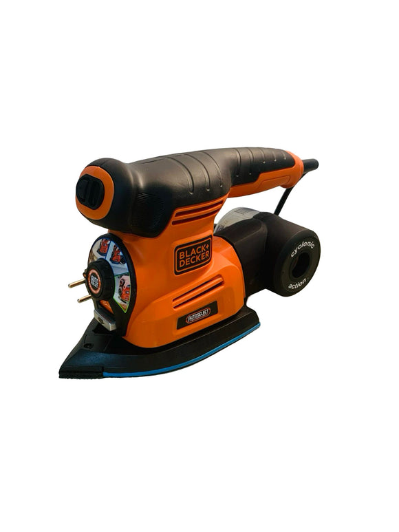 Black+Decker 4-in-1 Multischleifer 220W mit Autoselect mit Zubehör KA280K