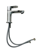 hansgrohe Waschtischarmatur Rebris S Wasserhahn 80 mm Bad mit Zugstange Chrom-3