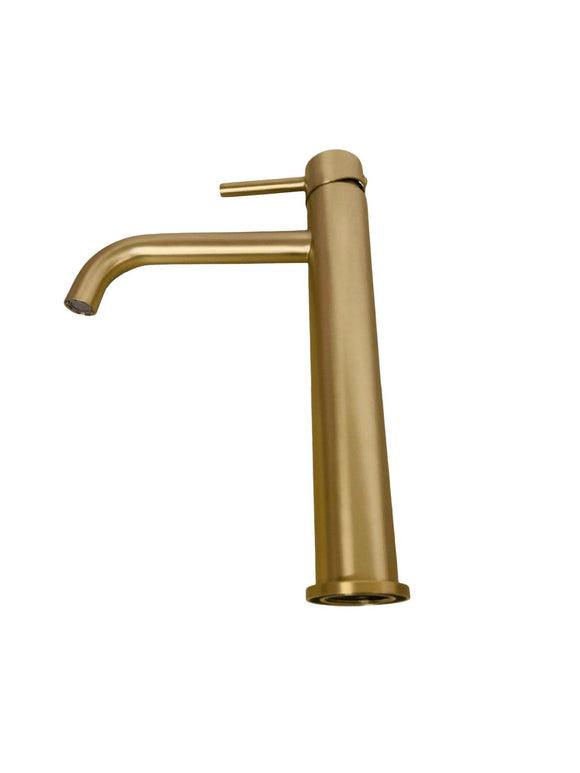 Rea Waschtischarmatur LUNGO BRUSH GOLD HAUT Wasserhahn Badarmatur aus Messing