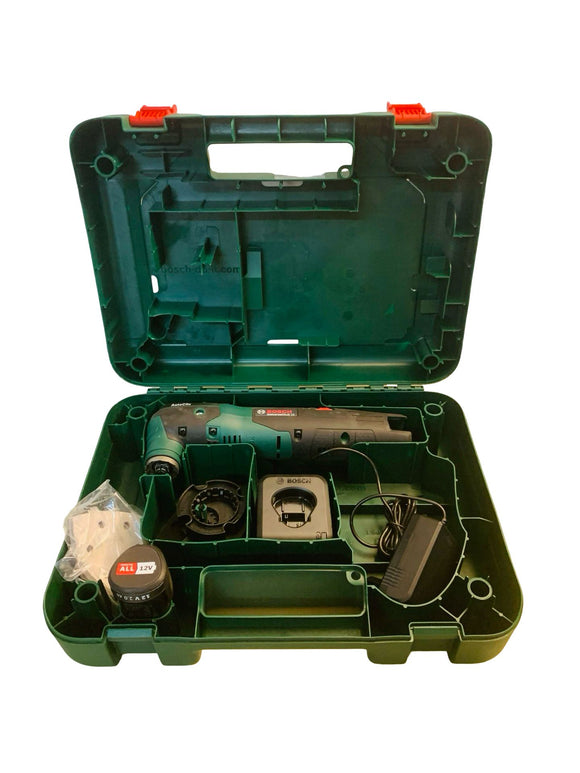 Bosch Akku Multifunktionswerkzeug UniversalMulti 12 mit Akku und Koffer 12 V
