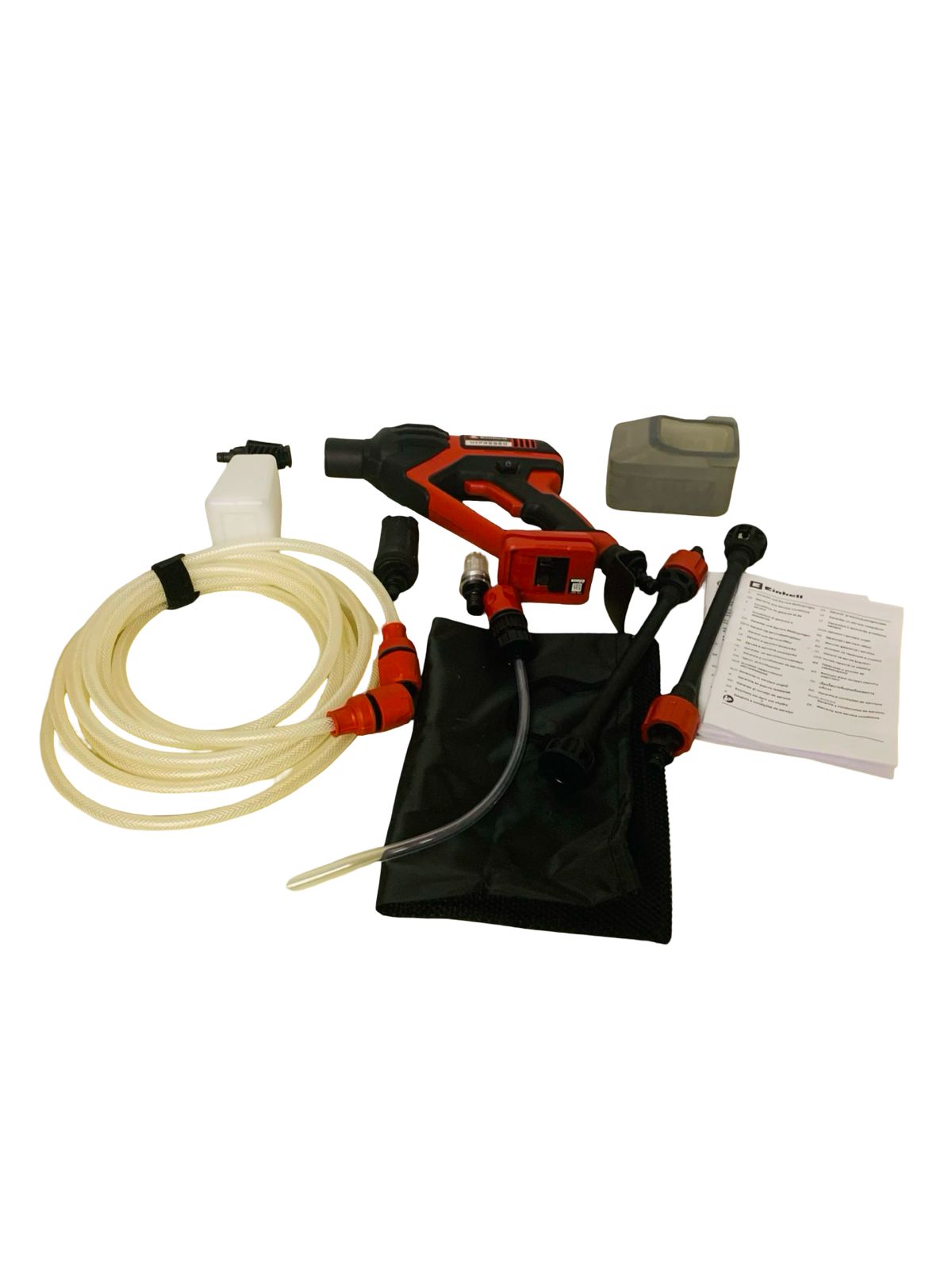 Einhell Akku-Druckreinigerpistole HYPRESSO 18/24-1 240 L/h 18V mit Zubehör