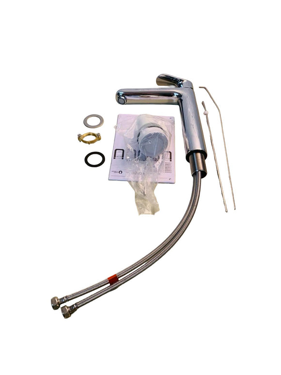 hansgrohe Vernis Blend - Waschtischarmatur mit Zugstangen-Ablauf Wasserhahn Bad