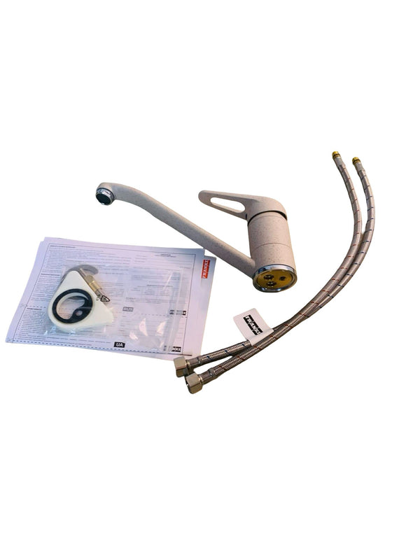 Franke Spültischarmatur Festauslauf Hochdruckarmatur  Fragranit