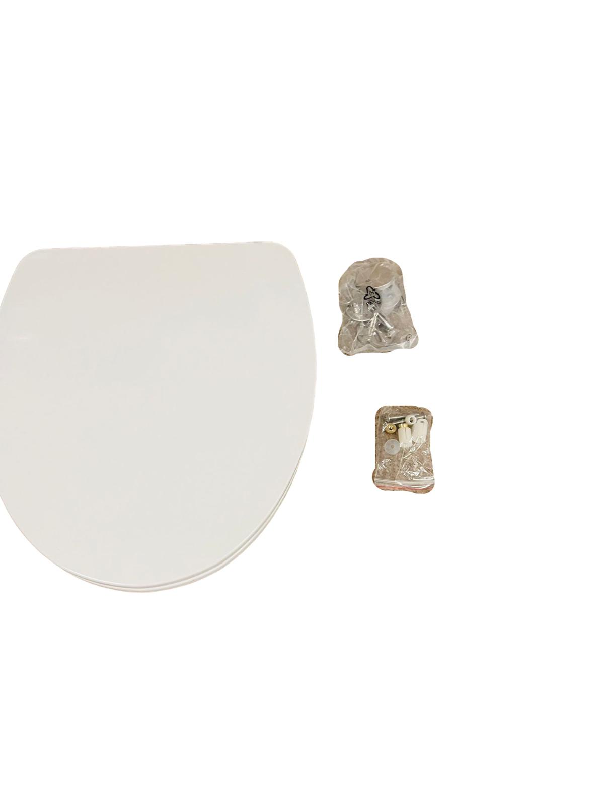 JACOB DELAFON E28940-00 WC Sitz Toilettendeckel Holzsitz Abnehmbare Absenkung