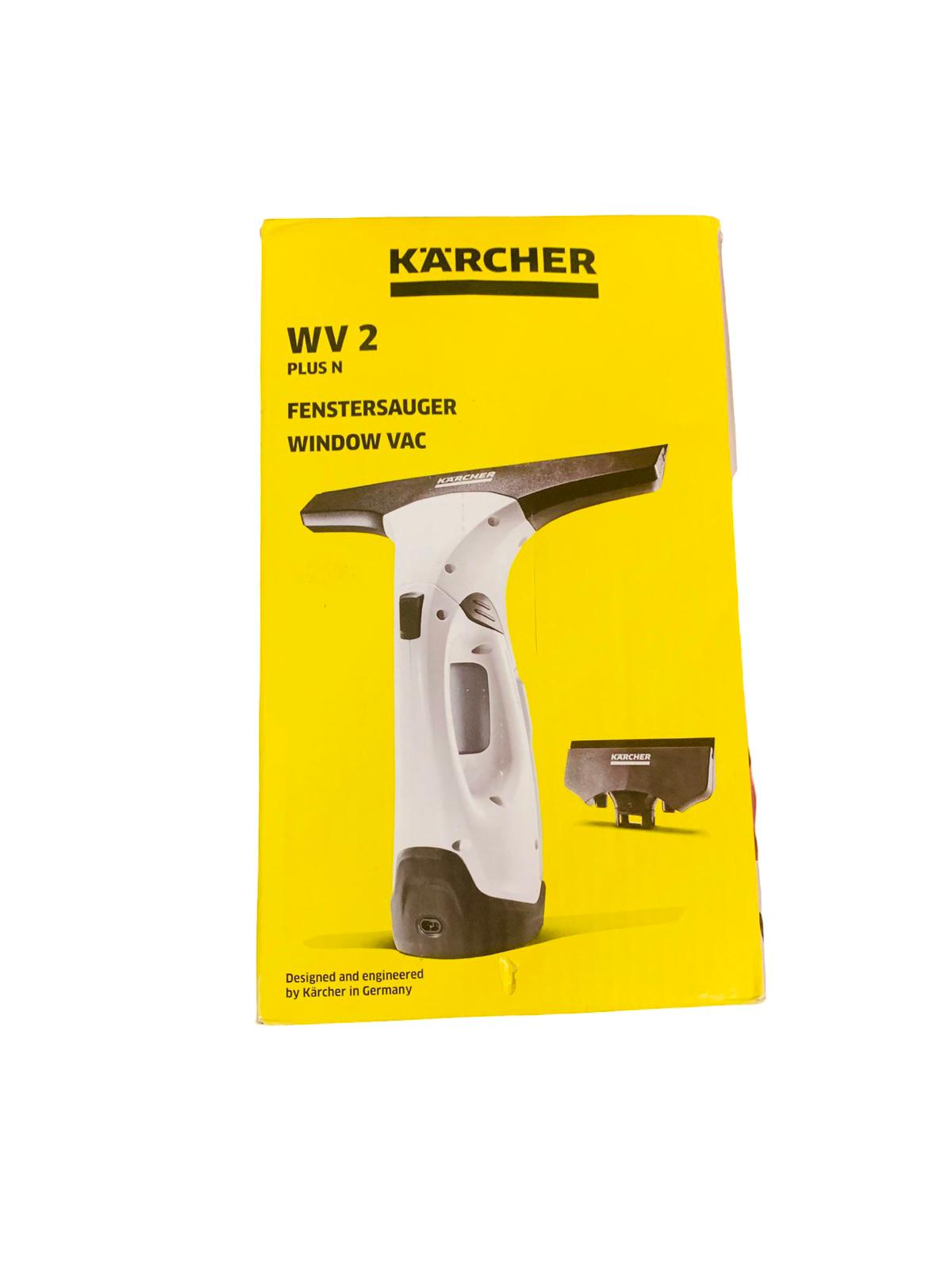 Kärcher Akku-Fenstersauger WV 2 Plus N LED-Anzeige 2 Absaugdüsen Sprühflasche