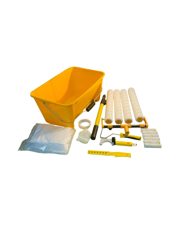 23-teiliges Walzenbürsten-Set mit 45,7 cm Eimer und Verlängerungsstange