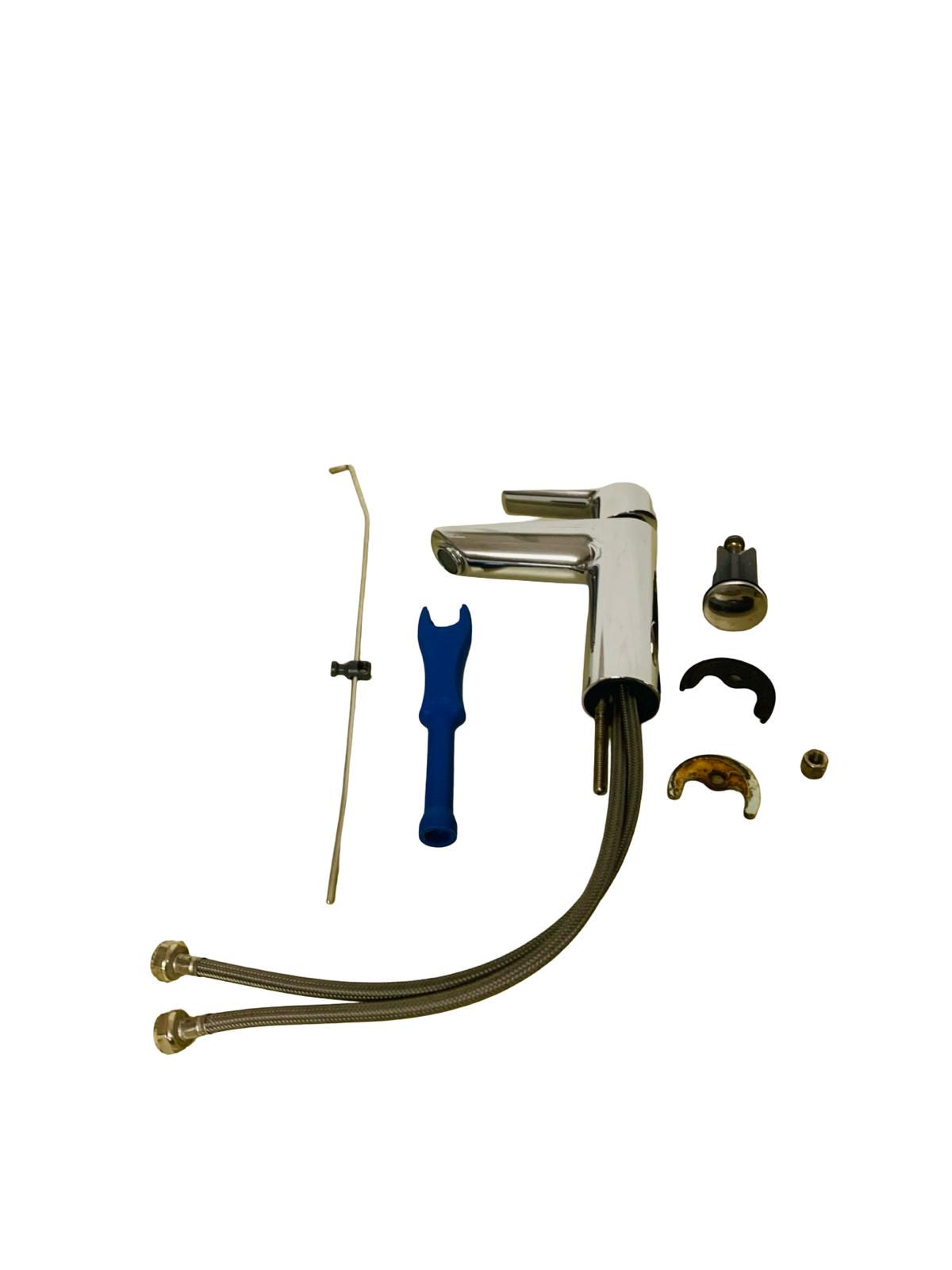 GROHE Start Waschtischarmatur Bad Wassersparend mit Zugstange Chrom 23455002