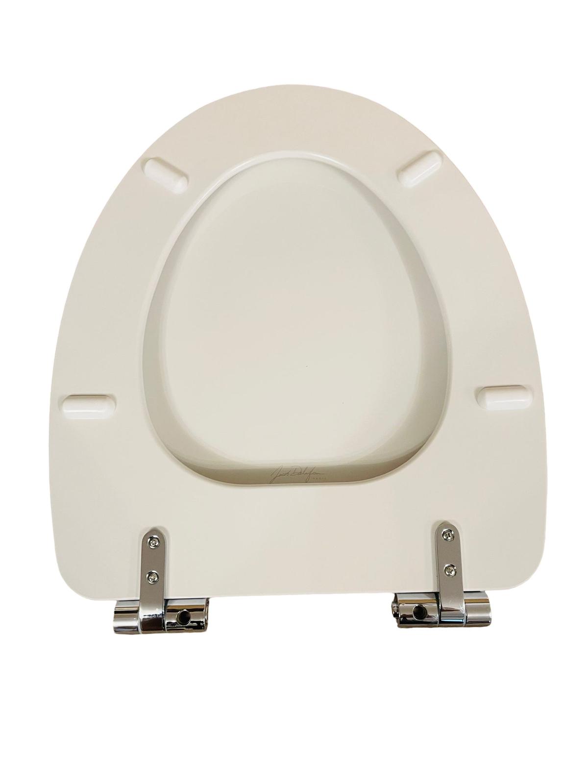 JACOB DELAFON E28940-00 WC Sitz Toilettendeckel Holzsitz Abnehmbare Absenkung