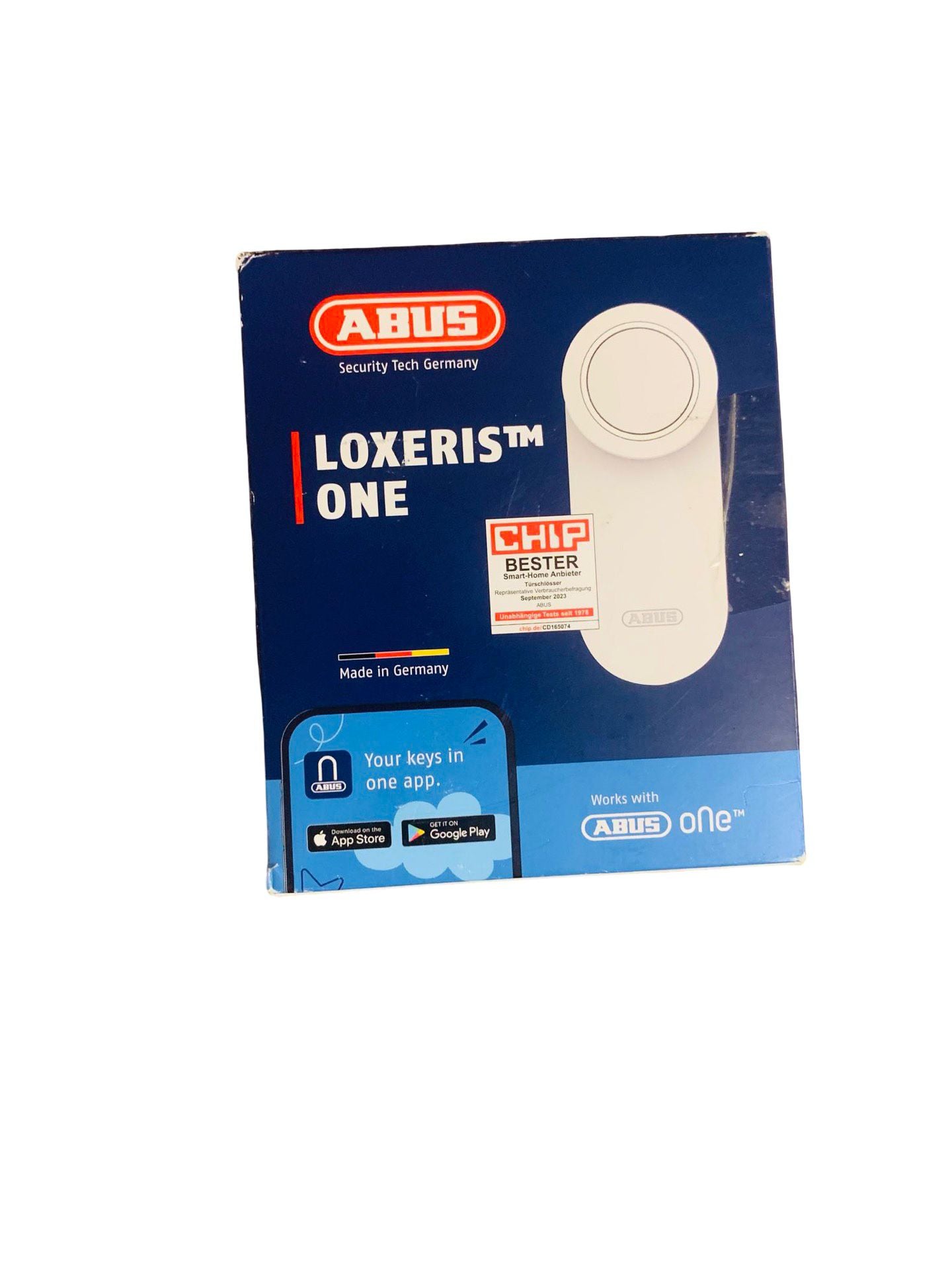 ABUS Türschlossantrieb LOXERIS One elektronisch Türschloss Zugangskontrolle App