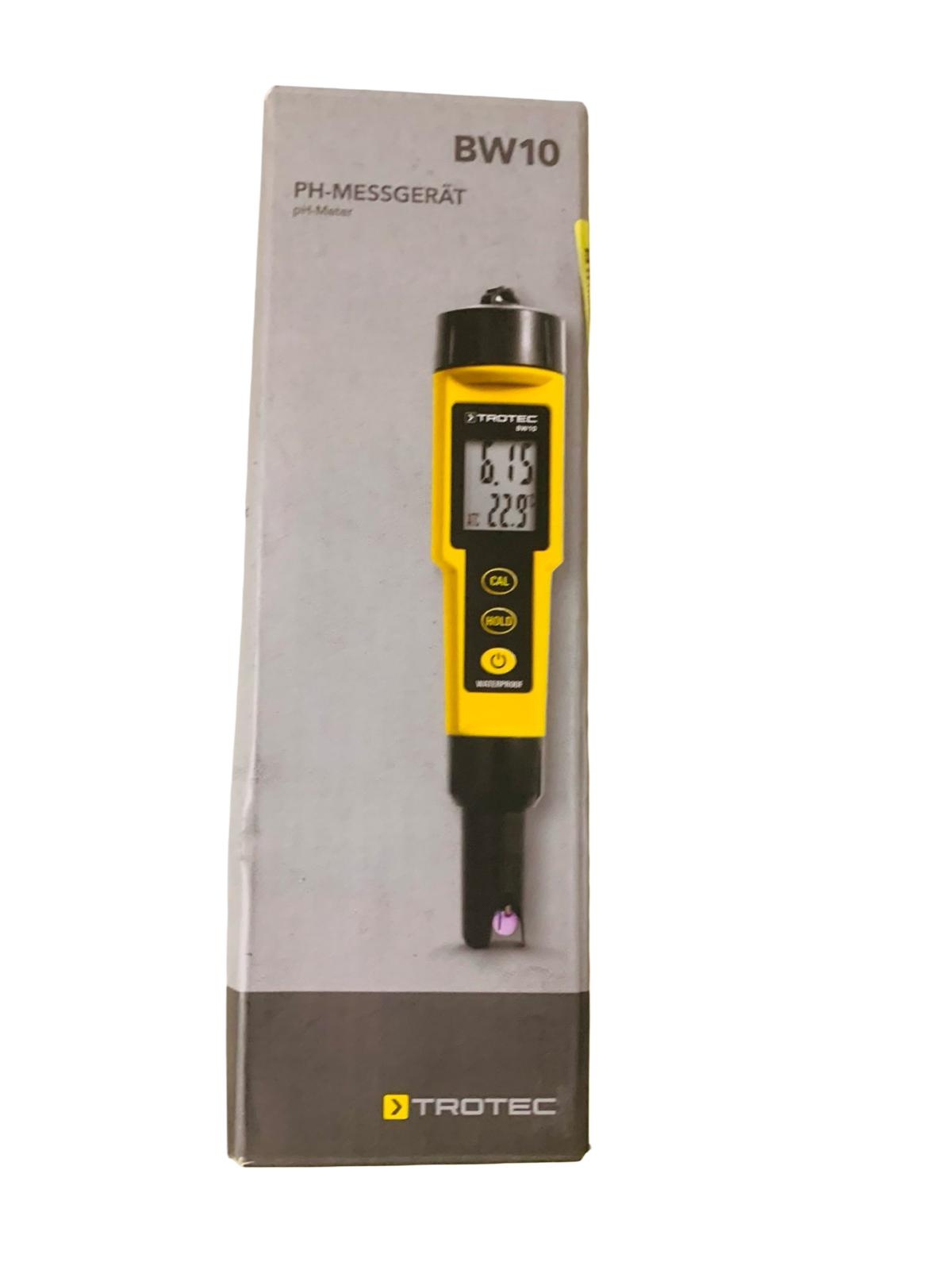 TROTEC pH Wert Messgerät BW10 Wasser Test Aquarium Pool Prüfer Wasseranalyse