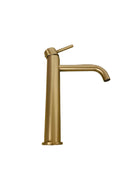 Rea Waschtischarmatur LUNGO BRUSH GOLD HAUT Wasserhahn Badarmatur aus Messing-5