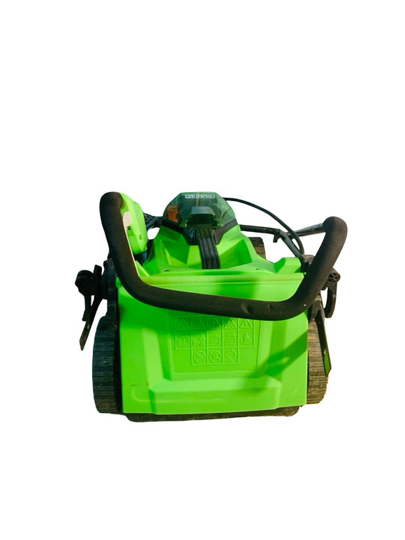 Greenworks 40V Kabelloser Akku Rasenmäher bis 400 m² mit 2x 40 V Akkus Ladegerät