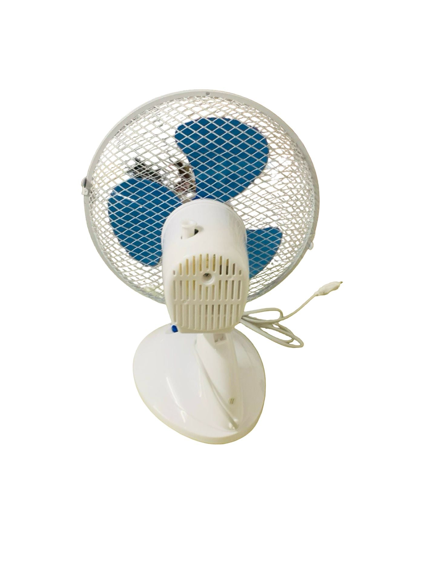 Bestron Mobiler Tischventilator Ø 27cm 2 Geschwindigkeitsstufen Oszillation 30 W