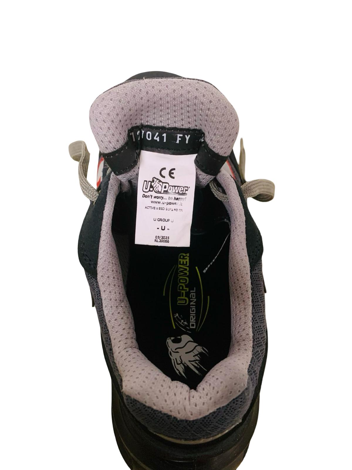 U-Power Red Lion Active Unisex-Sicherheitsschuhe leicht flexibel Blau Größe 43