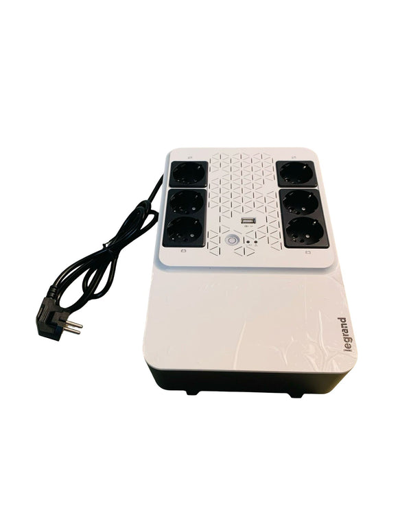 LEGRAND Mehrfachsteckdose Keor Multiplug mit 600 VA/360W 6 Ausgänge Schuko USB