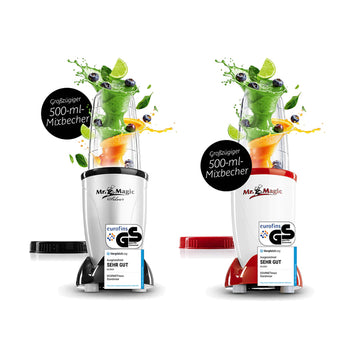 Standmixer Smoothie Maker Mixer Blender Crusher Edelstahl Klingen Shaker 400W