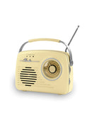 EASYmaxx Design Radio im 50's Retro Style Bluetooth-Technologie Tragbar USB AUX-1