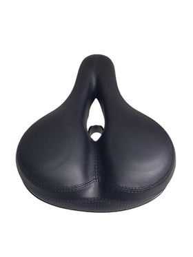 Gesundheitssattel Fahrradsattel Extra Breit Doppelte Federdämpfung Schwarz