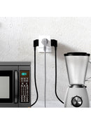 Steckdosenwürfel mit 3 Steckdosen & 3 USB-Anschlüssen & einziehbares USB-C-Kabel-7